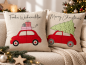 Preview: Retro Auto Weihnachts Set - doodle Stickdatei